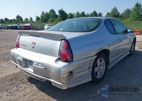2001 Chevrolet Monte Carlo Ss из США, поврежденный, VIN 2G1WX15K519303054